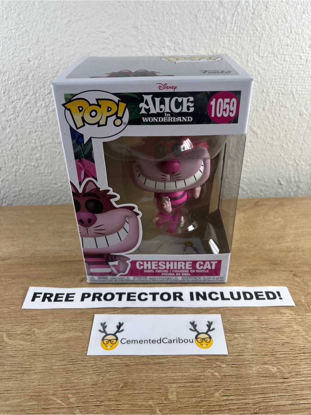 Cheshire Cat Funko Pop #1059 Alice in Wonderland Disney NOT MINT